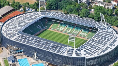 Holen Sie sich Werder Strom - den Strom für Fans von EWE und swb